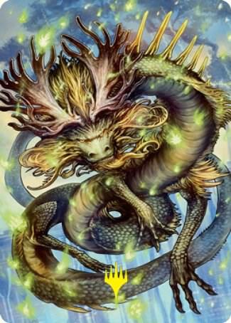 Kura, the Boundless Sky Art Card (Gold-Stamped Signature) [Art Series: Kamigawa: Neon Dynasty] 66
