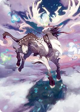 Hinata, Dawn-Crowned Art Card [Art Series: Kamigawa: Neon Dynasty] 68
