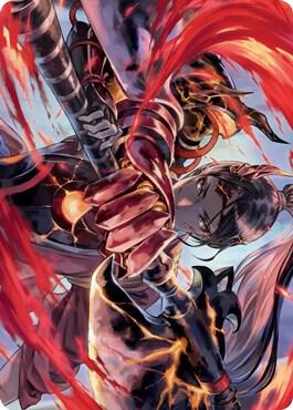 Risona, Asari Commander Art Card [Art Series: Kamigawa: Neon Dynasty] 72