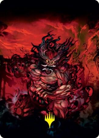 Vessel of the All-Consuming Art Card (Gold-Stamped Signature) [Art Series: Kamigawa: Neon Dynasty] 77