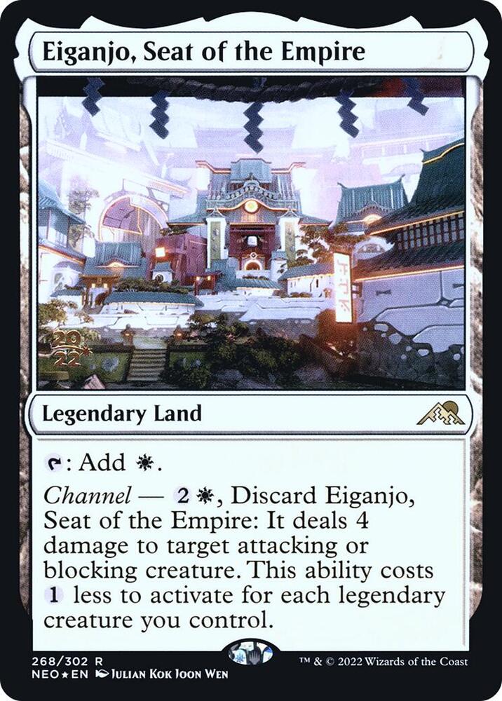 Eiganjo, Seat of the Empire [Prerelease Cards] 268