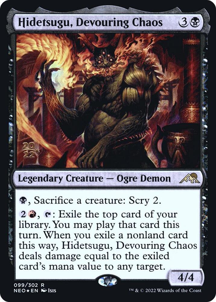 Hidetsugu, Devouring Chaos [Prerelease Cards] 99