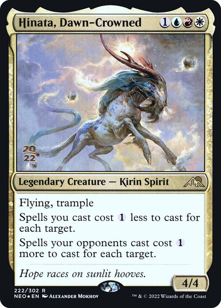 Hinata, Dawn-Crowned [Prerelease Cards] 222