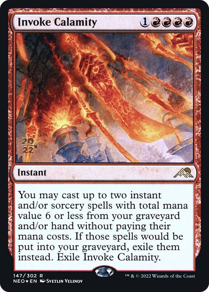 Invoke Calamity [Prerelease Cards] 147