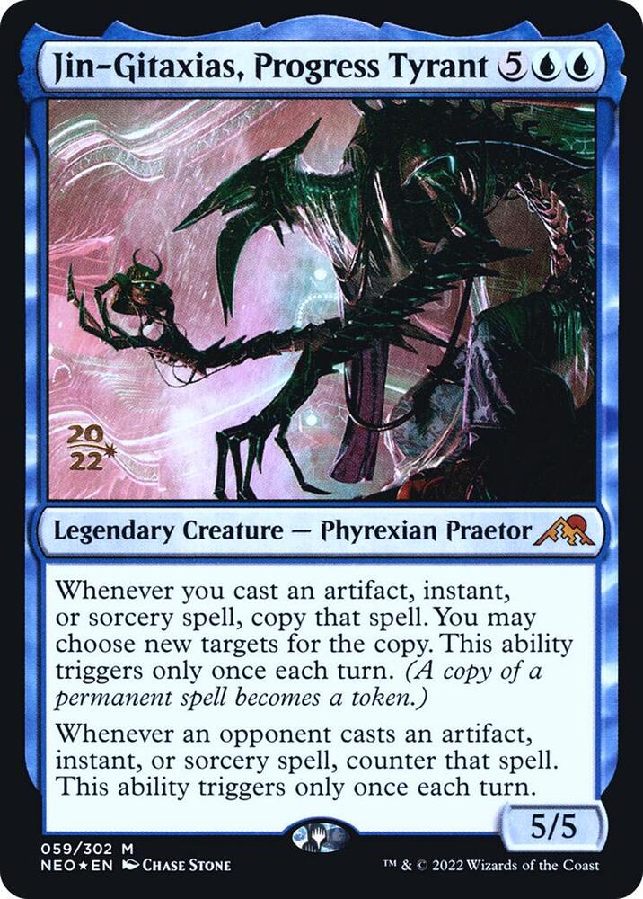 Jin-Gitaxias, Progress Tyrant [Prerelease Cards] 59