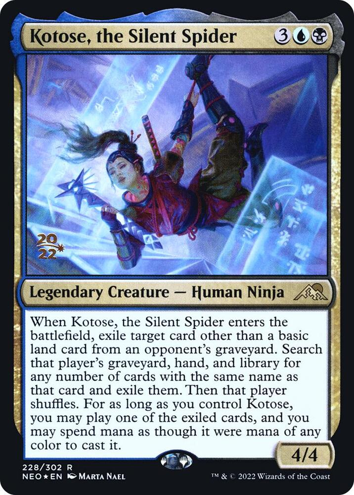 Kotose, the Silent Spider [Prerelease Cards] 228