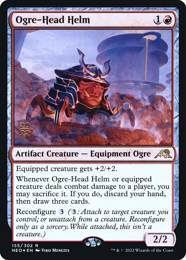 Ogre-Head Helm [Prerelease Cards] 155