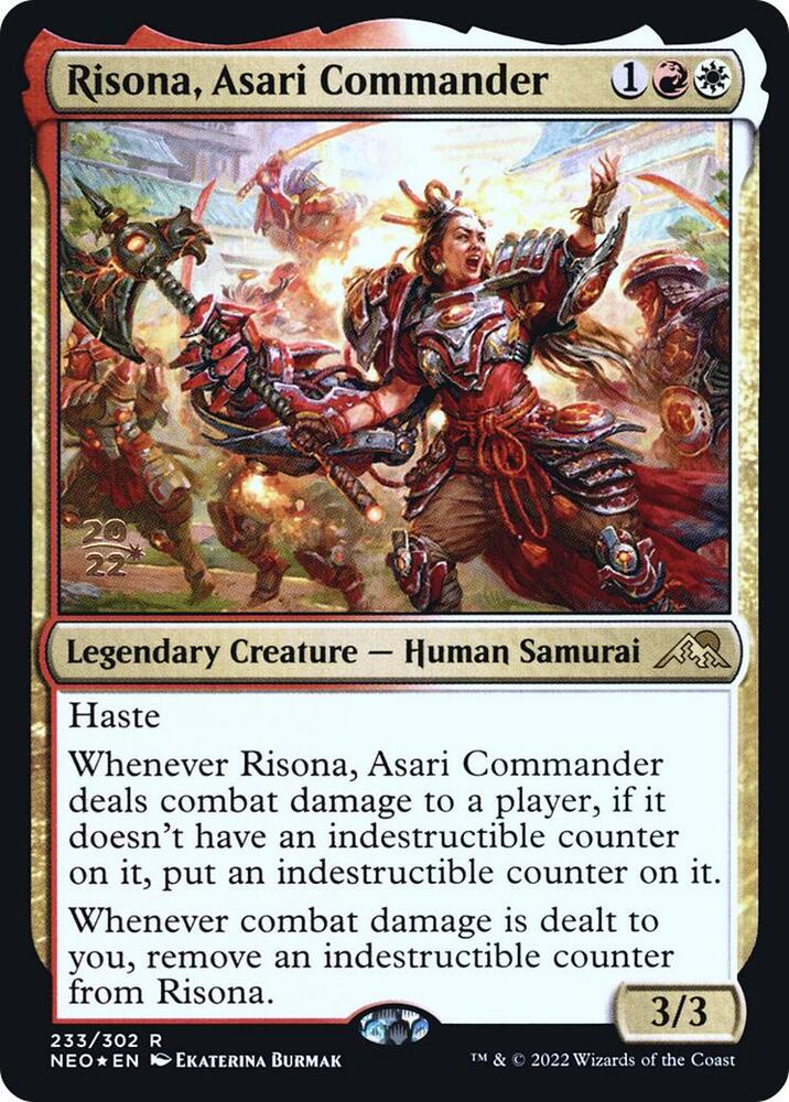 Risona, Asari Commander [Prerelease Cards] 233