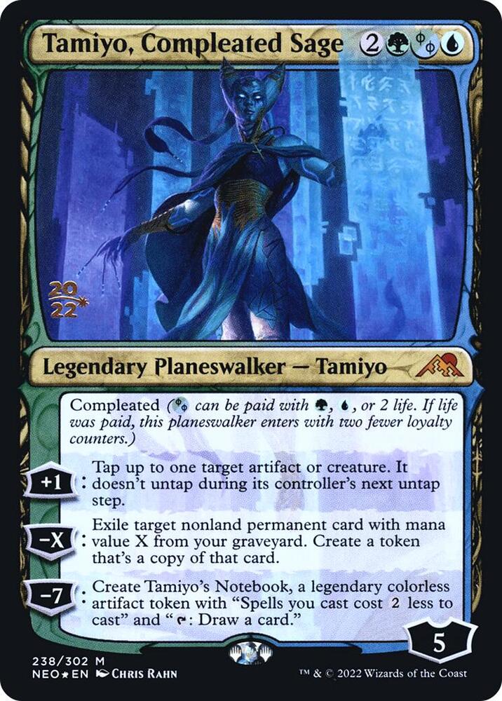Tamiyo, Compleated Sage [Prerelease Cards] 238