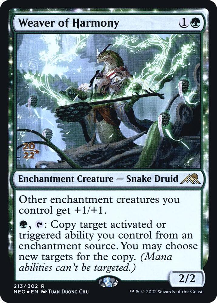 Weaver of Harmony [Prerelease Cards] 213