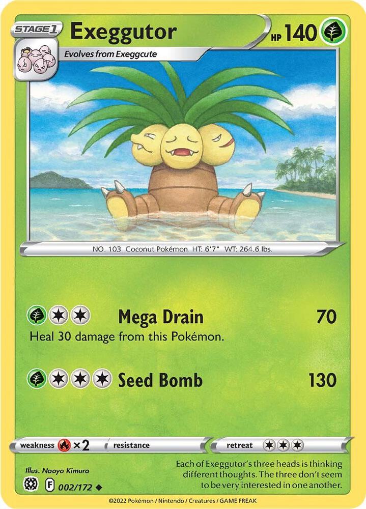 Exeggutor [SWSH09: Brilliant Stars] 002/172