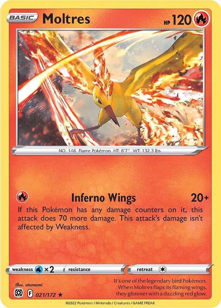 Moltres [SWSH09: Brilliant Stars] 021/172