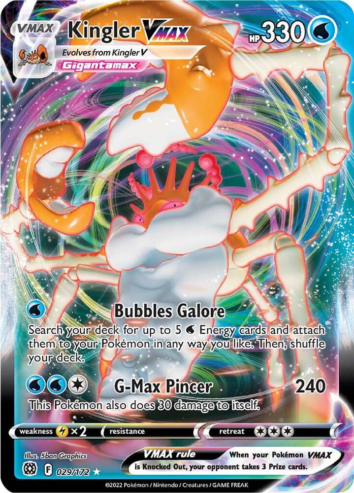 Kingler VMAX [SWSH09: Brilliant Stars] 029/172