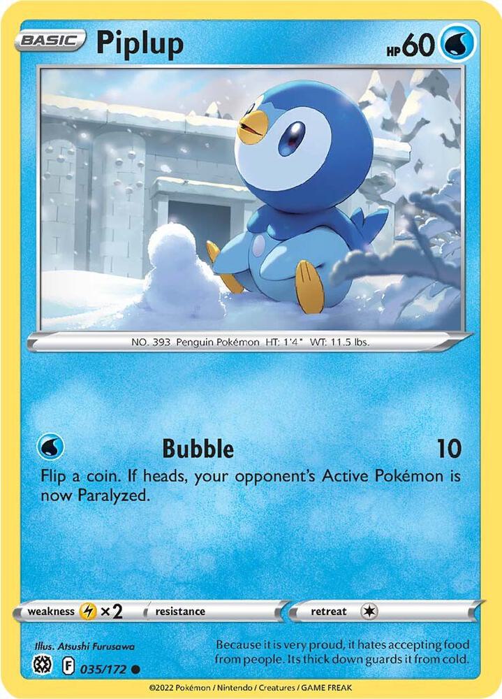 Piplup [SWSH09: Brilliant Stars] 035/172