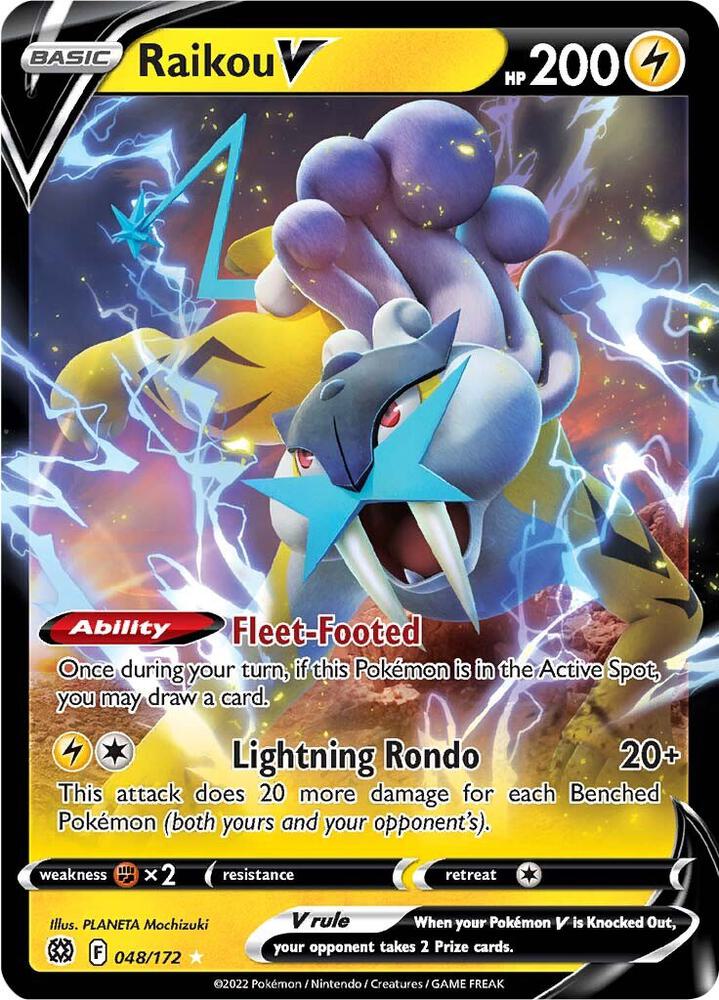 Raikou V [SWSH09: Brilliant Stars] 048/172