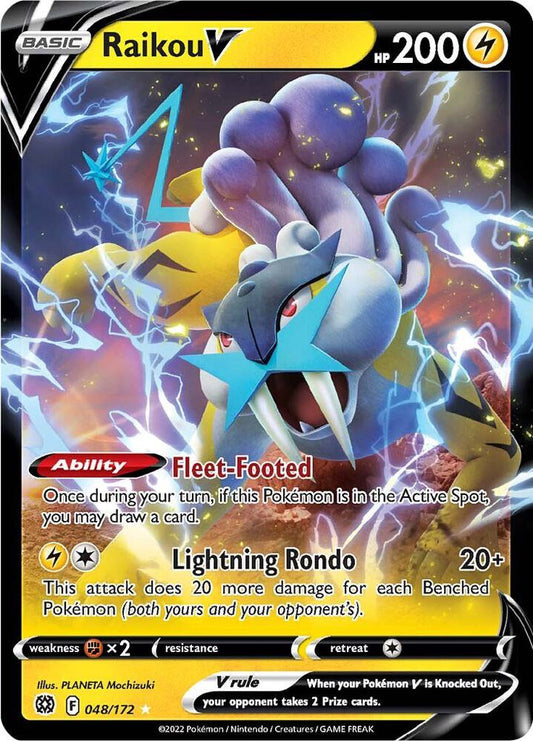 Raikou V [SWSH09: Brilliant Stars] 048/172