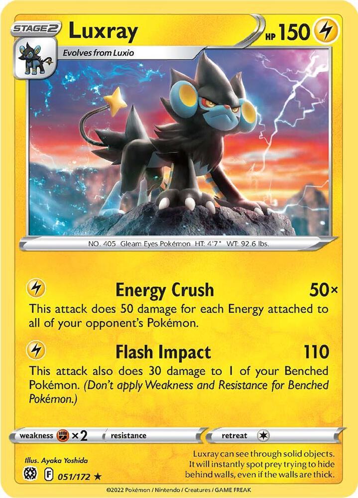 Luxray [SWSH09: Brilliant Stars] 051/172