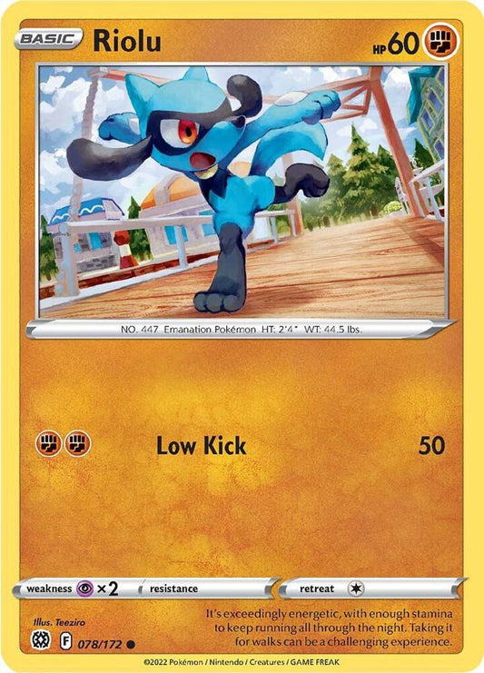 Riolu [SWSH09: Brilliant Stars] 078/172