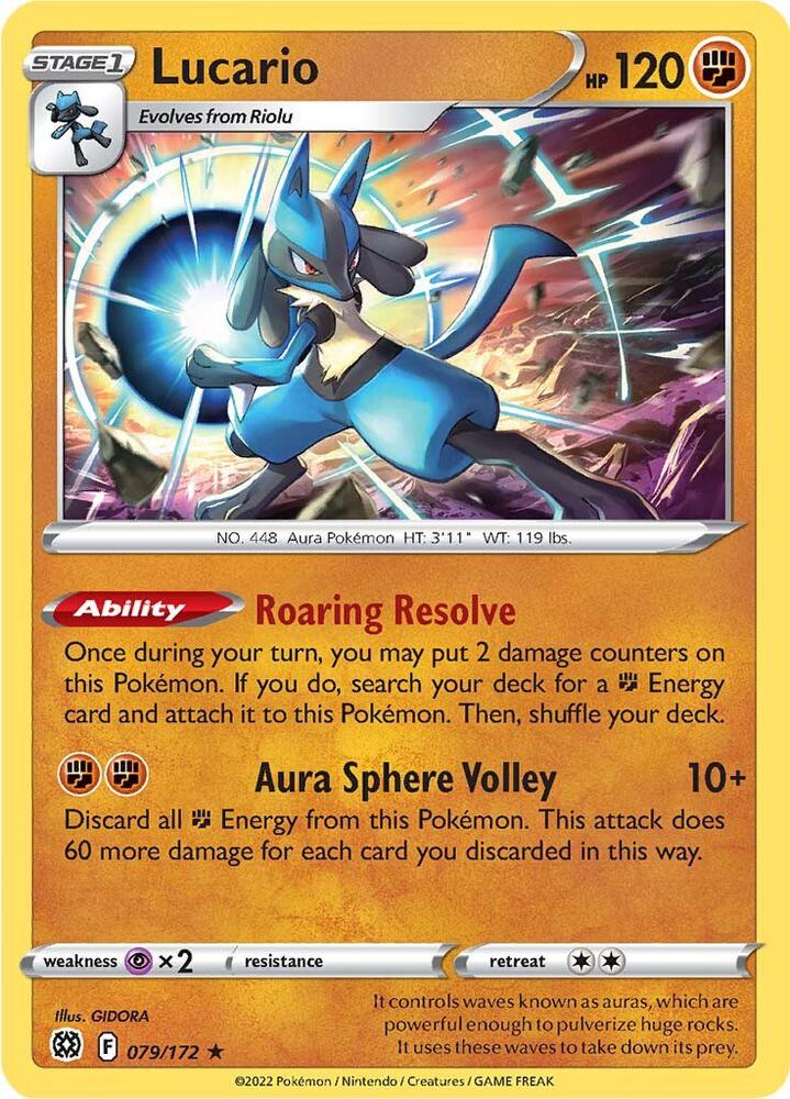 Lucario [SWSH09: Brilliant Stars] 079/172