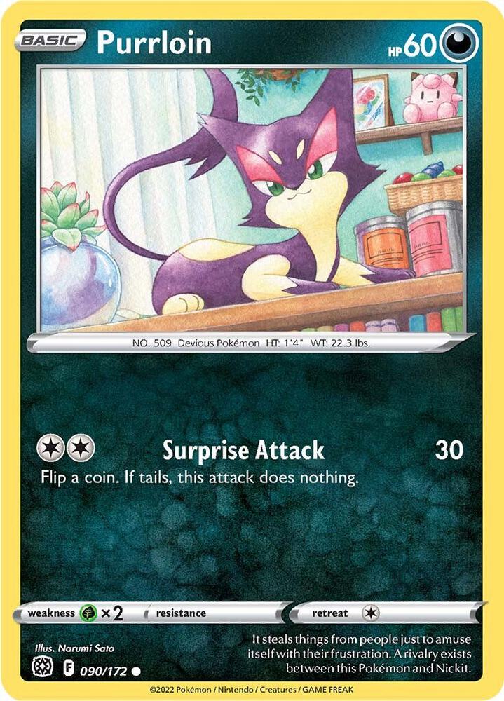 Purrloin [SWSH09: Brilliant Stars] 090/172