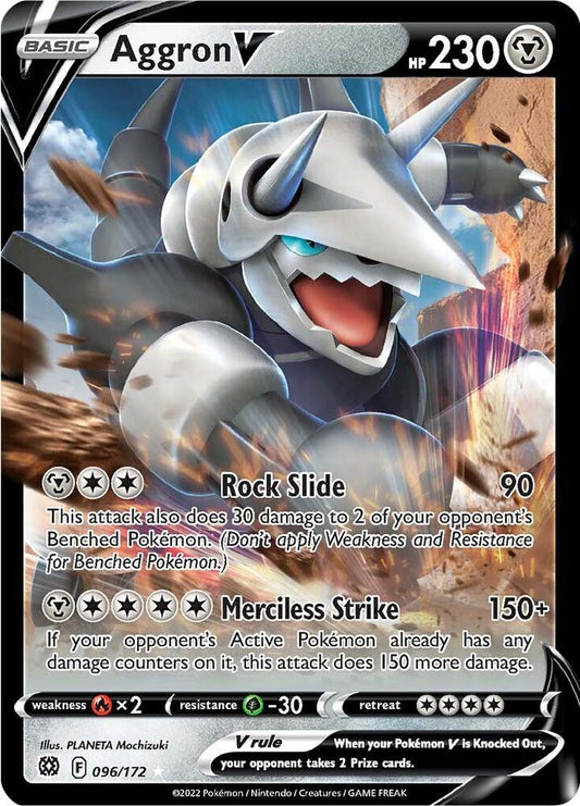 Aggron V [SWSH09: Brilliant Stars] 096/172