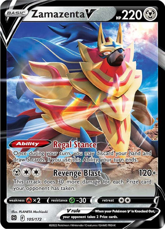 Zamazenta V [SWSH09: Brilliant Stars] 105/172