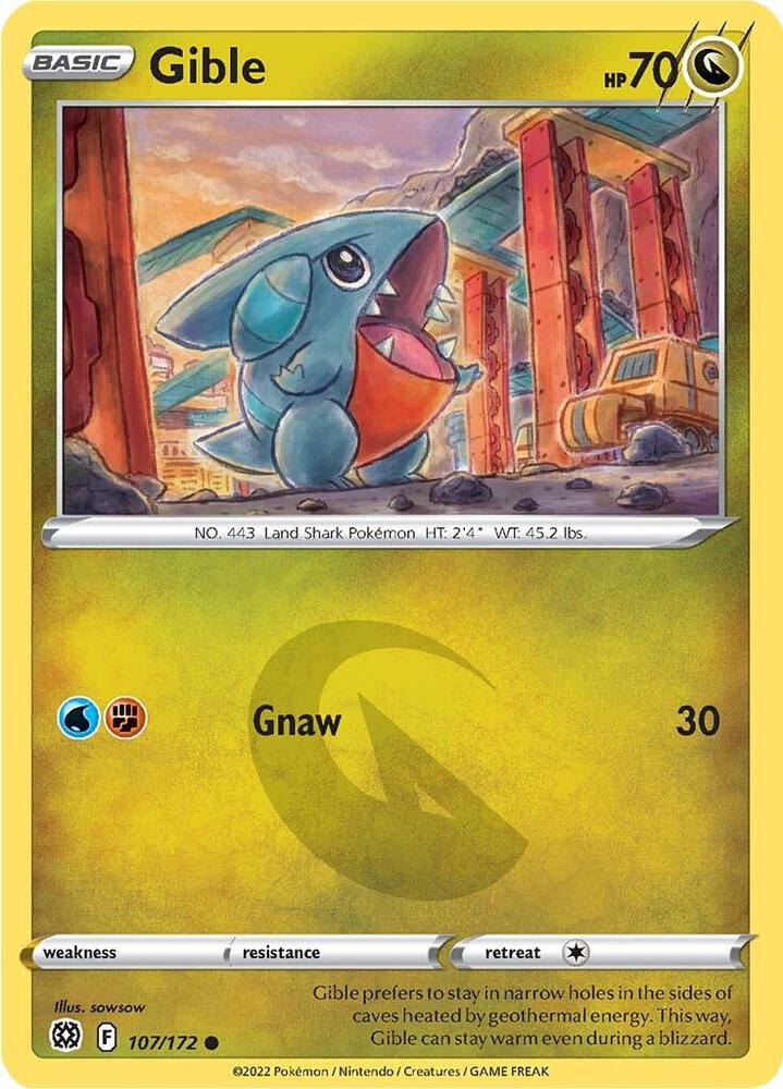 Gible [SWSH09: Brilliant Stars] 107/172