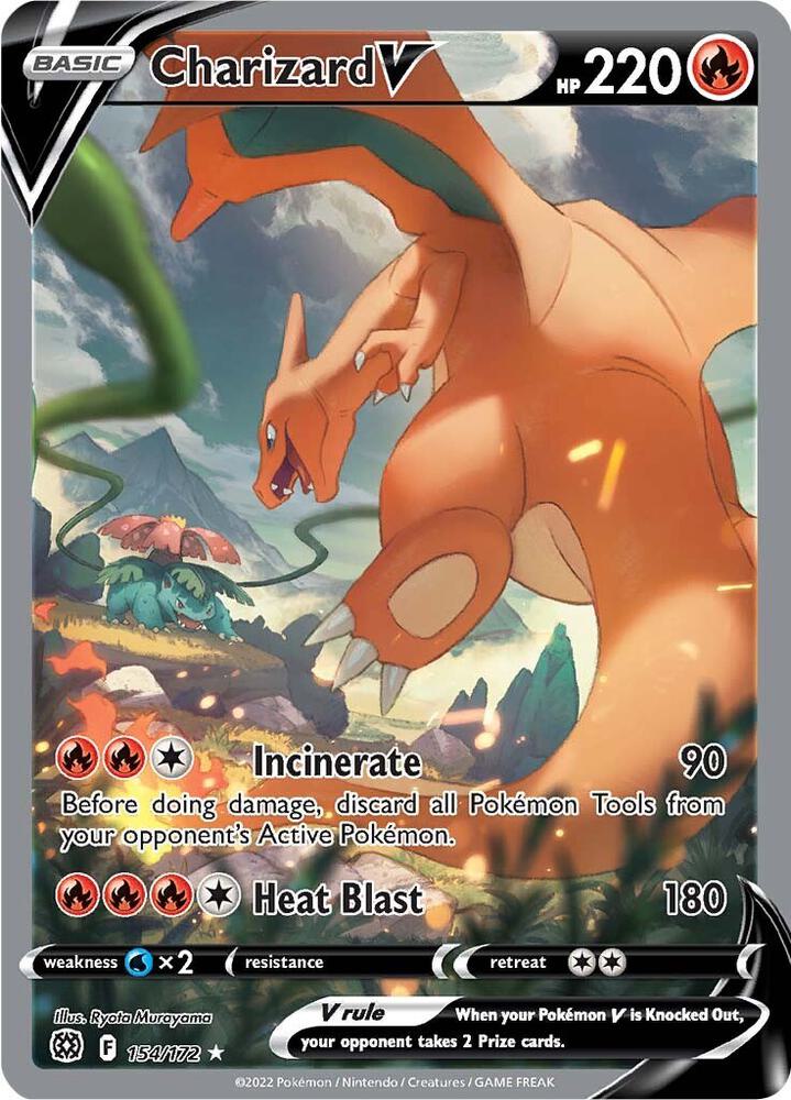 Charizard V (Alternate Full Art) [SWSH09: Brilliant Stars] 154/172