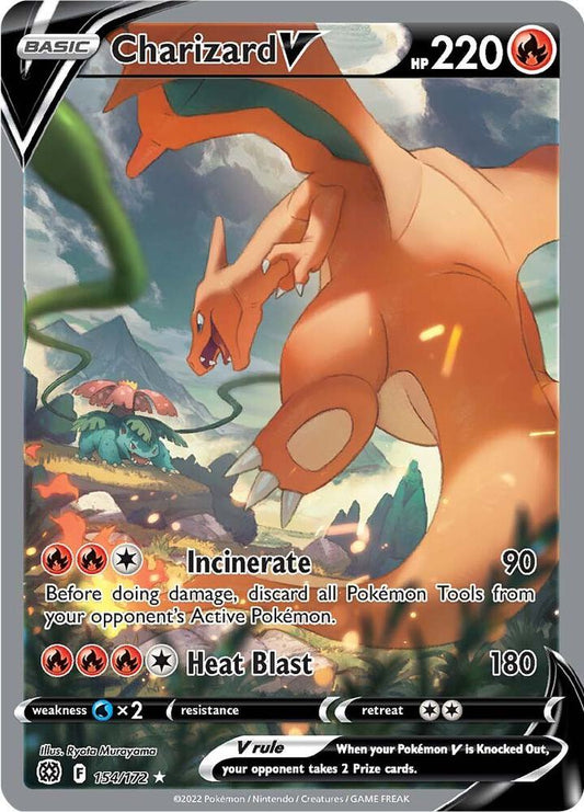 Charizard V (Alternate Full Art) [SWSH09: Brilliant Stars] 154/172