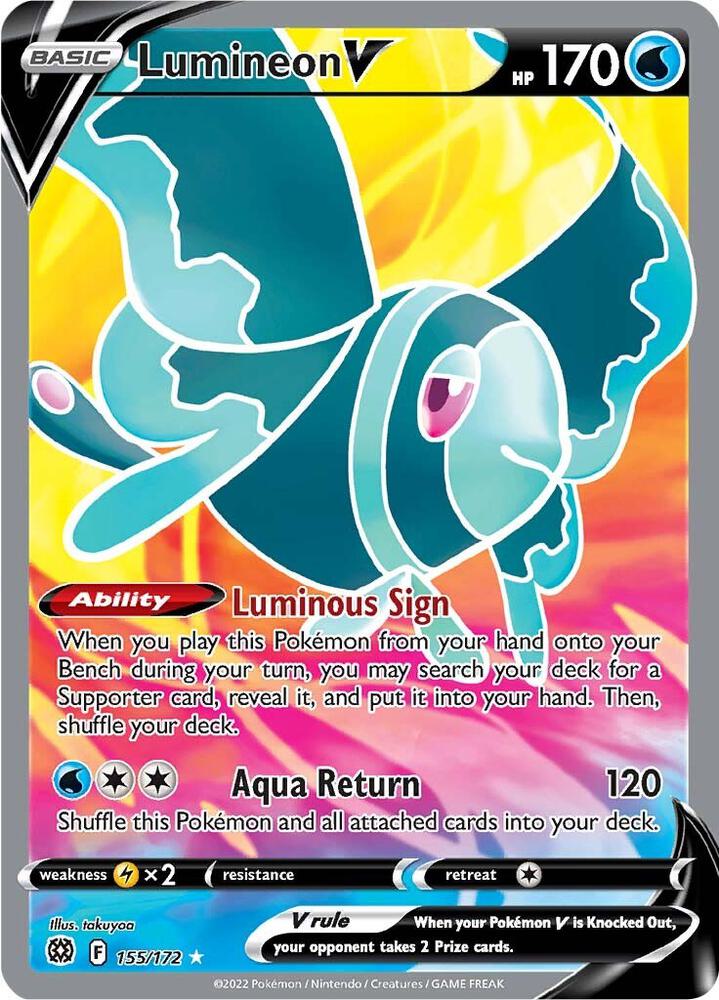 Lumineon V (Full Art) [SWSH09: Brilliant Stars] 155/172