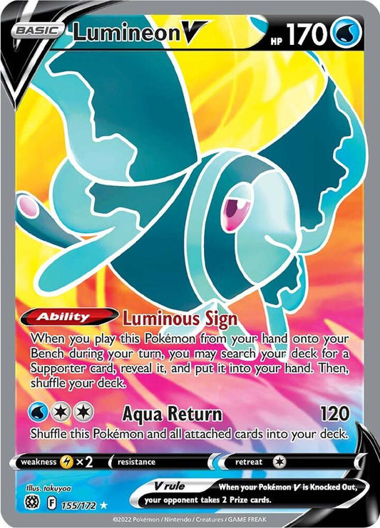 Lumineon V (Full Art) [SWSH09: Brilliant Stars] 155/172