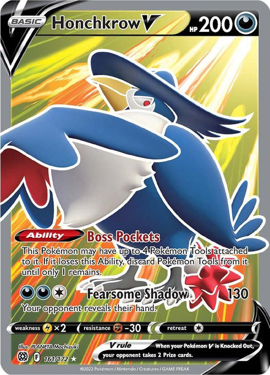 Honchkrow V (Full Art) [SWSH09: Brilliant Stars] 161/172