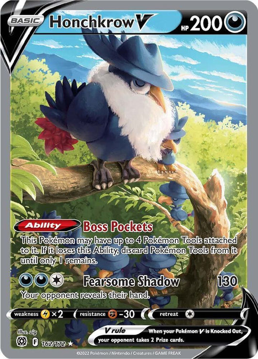 Honchkrow V (Alternate Full Art) [SWSH09: Brilliant Stars] 162/172