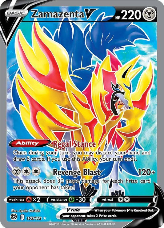 Zamazenta V (Full Art) [SWSH09: Brilliant Stars] 163/172
