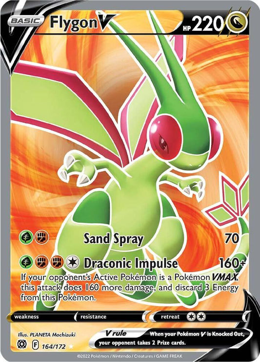 Flygon V (Full Art) [SWSH09: Brilliant Stars] 164/172