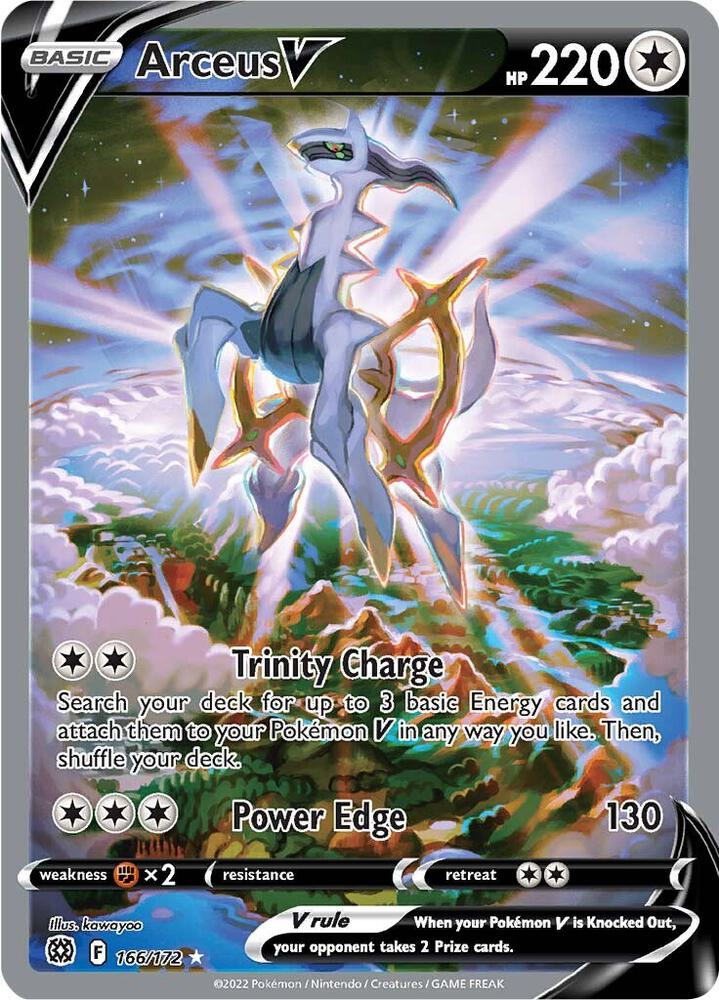 Arceus V (Alternate Full Art) [SWSH09: Brilliant Stars] 166/172