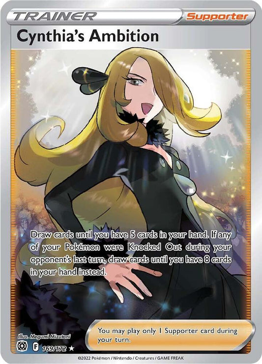 Cynthia's Ambition (Full Art) [SWSH09: Brilliant Stars] 169/172