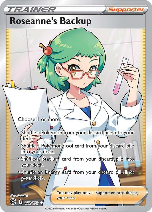 Roseanne's Backup (Full Art) [SWSH09: Brilliant Stars] 172/172