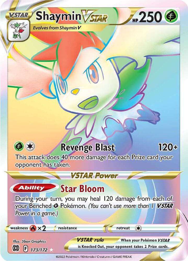 Shaymin VSTAR (Secret) [SWSH09: Brilliant Stars] 173/172