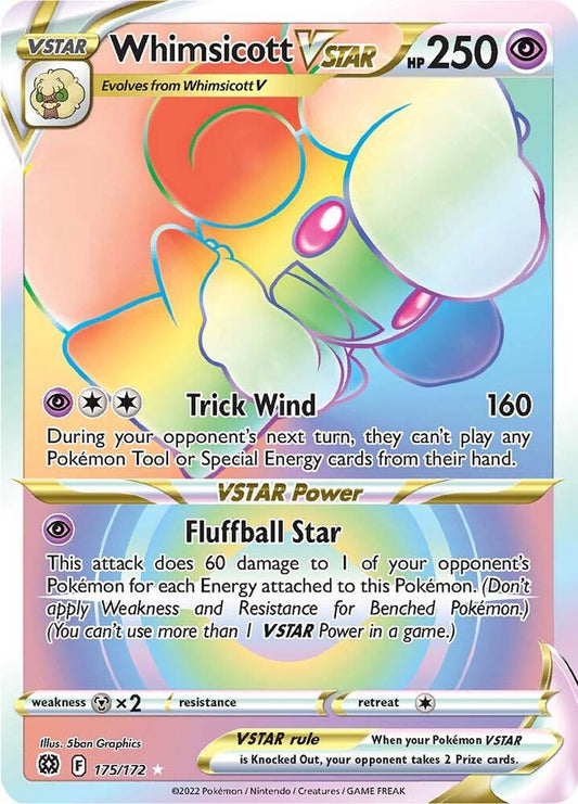 Whimsicott VSTAR (Secret) [SWSH09: Brilliant Stars] 175/172