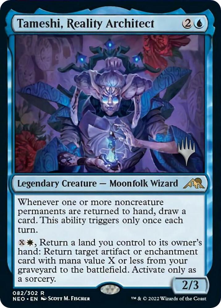 Tameshi, Reality Architect [Promo Pack: Kamigawa: Neon Dynasty] 82