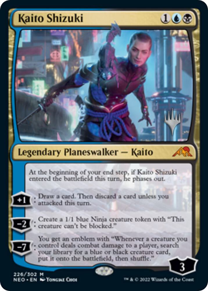 Kaito Shizuki [Promo Pack: Kamigawa: Neon Dynasty] 226