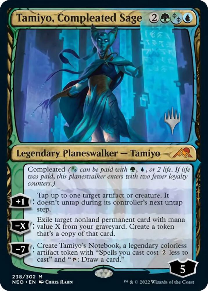 Tamiyo, Compleated Sage [Promo Pack: Kamigawa: Neon Dynasty] 238