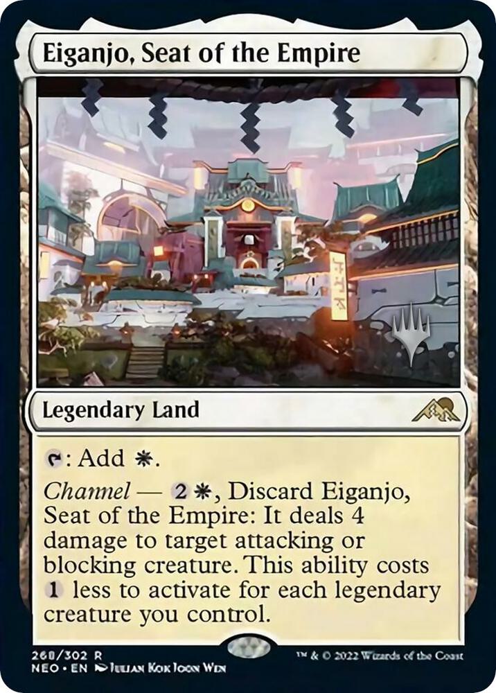 Eiganjo, Seat of the Empire [Promo Pack: Kamigawa: Neon Dynasty] 268