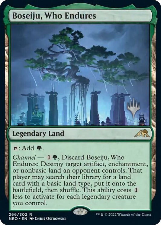 Boseiju, Who Endures [Promo Pack: Kamigawa: Neon Dynasty] 266