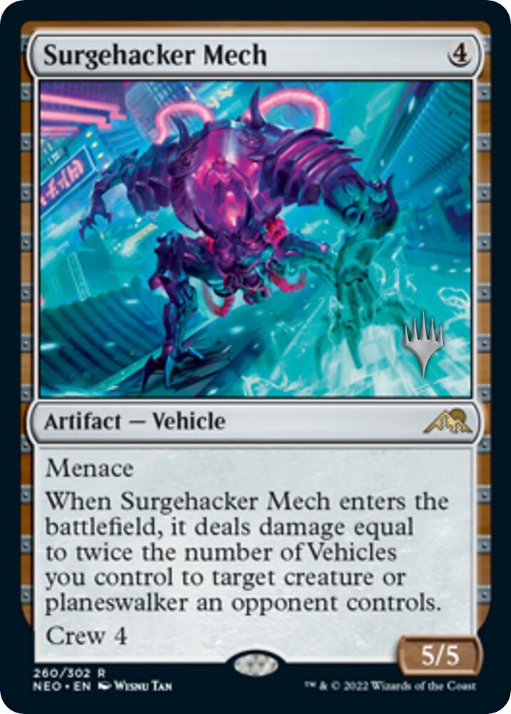 Surgehacker Mech [Promo Pack: Kamigawa: Neon Dynasty] 260