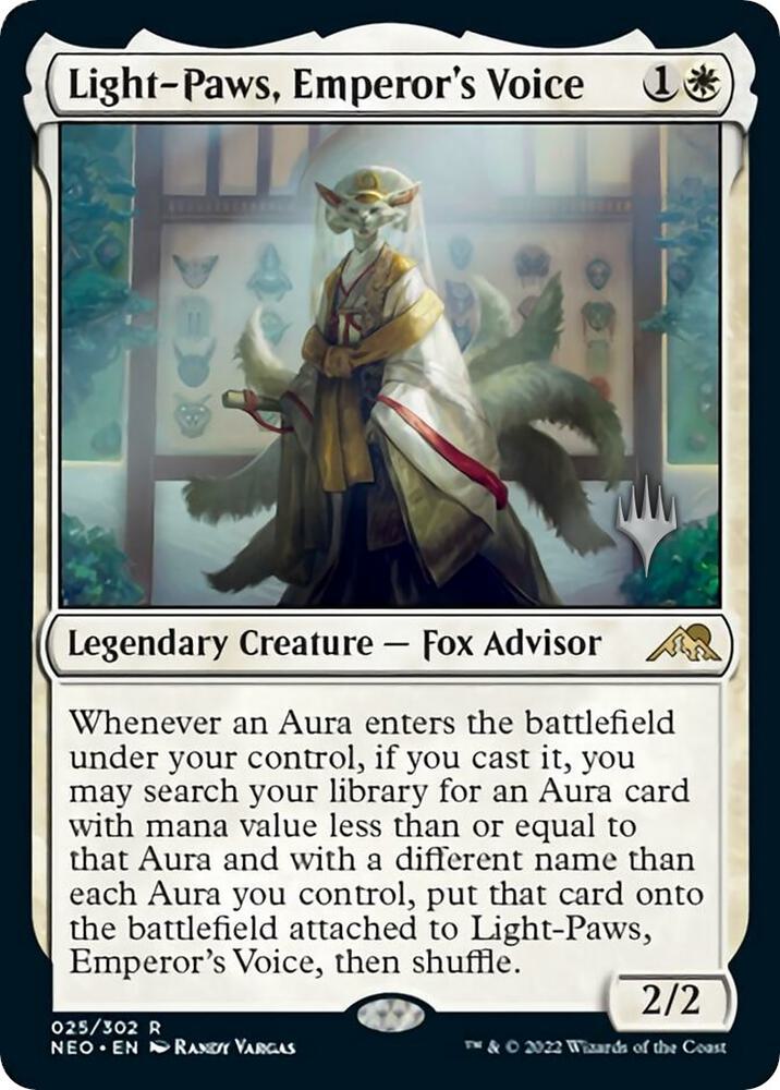 Light-Paws, Emperor's Voice [Promo Pack: Kamigawa: Neon Dynasty] 25