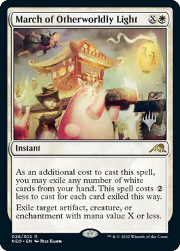 March of Otherworldly Light [Promo Pack: Kamigawa: Neon Dynasty] 28