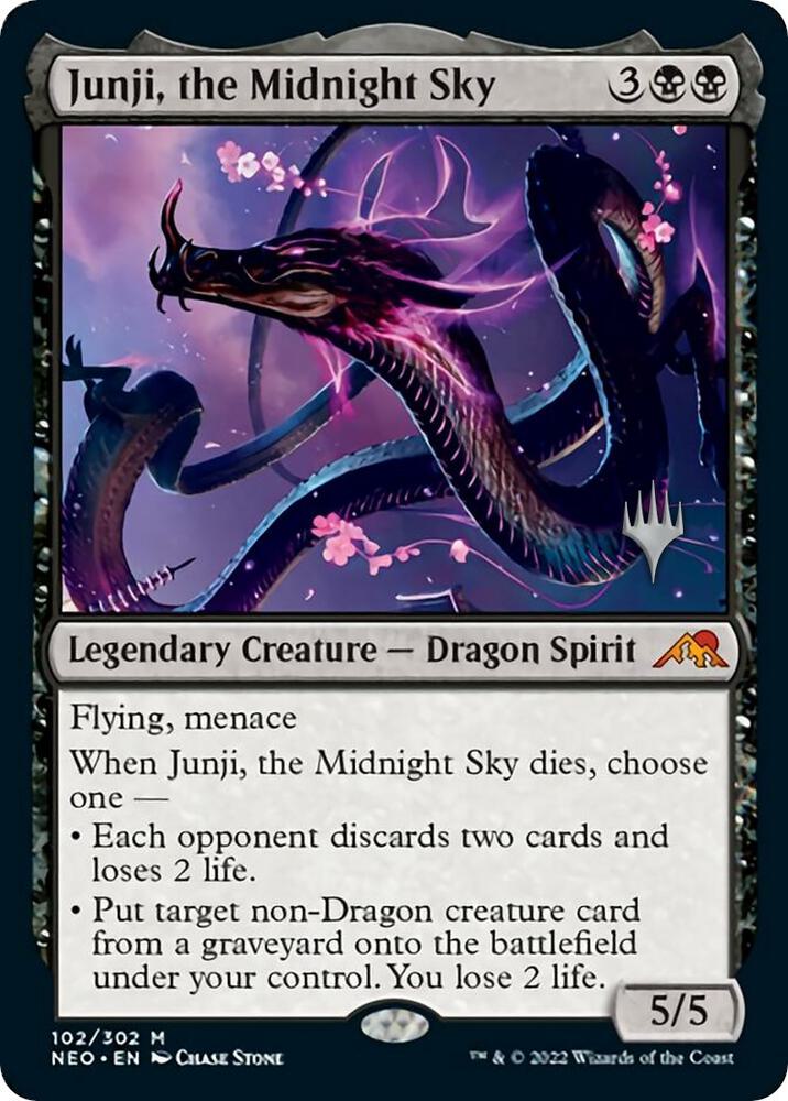 Junji, the Midnight Sky [Promo Pack: Kamigawa: Neon Dynasty] 102