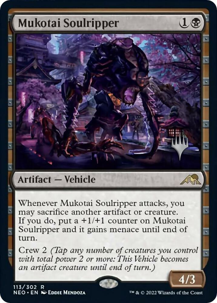 Mukotai Soulripper [Promo Pack: Kamigawa: Neon Dynasty] 113